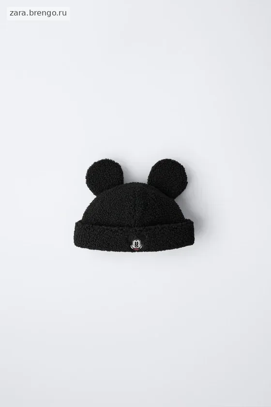 Шапка с искусственным мехом и вышивкой mickey mouse © disney