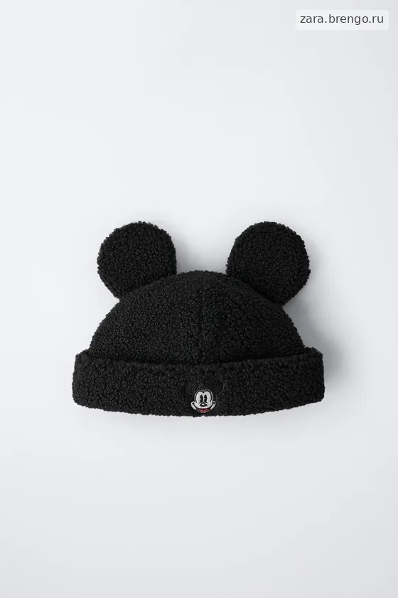 Шапка с искусственным мехом и вышивкой mickey mouse © disney