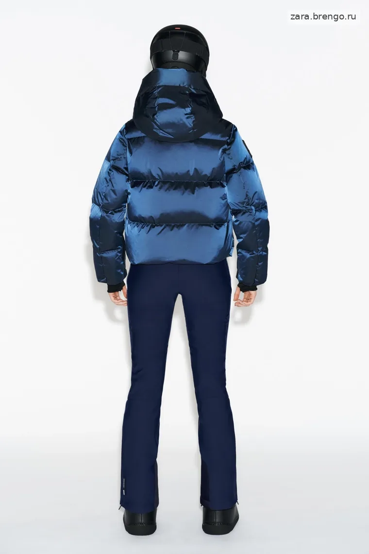 Утепленный пуховик с капюшоном, ветрозащитой и технологией recco® ski collection