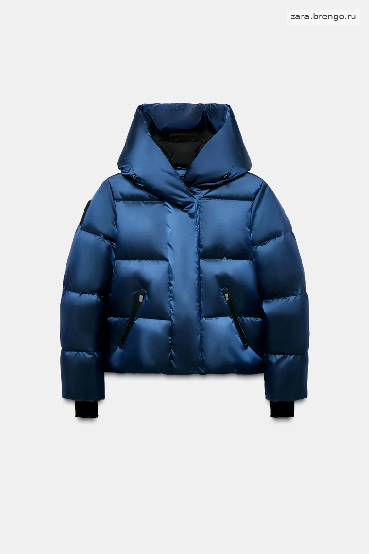 Утепленный пуховик с капюшоном, ветрозащитой и технологией recco® ski collection