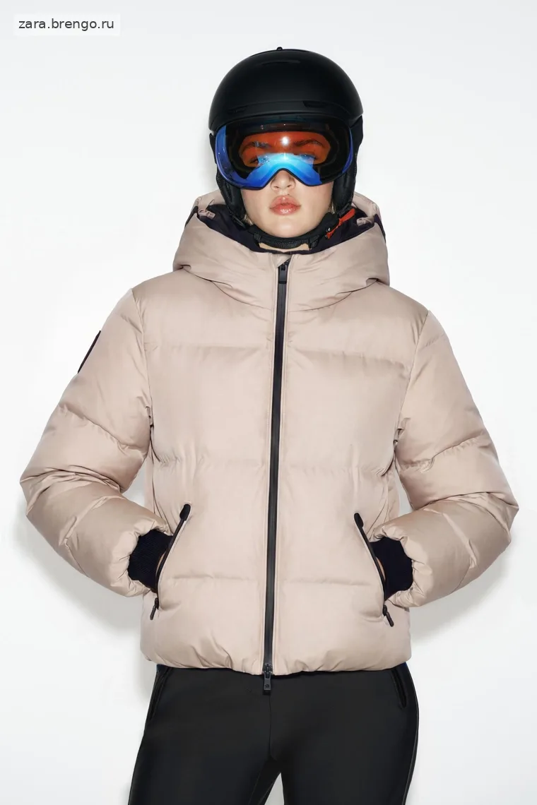 Пуховик с водоотталкивающим и ветрозащитным покрытием Zara «Athleticz»