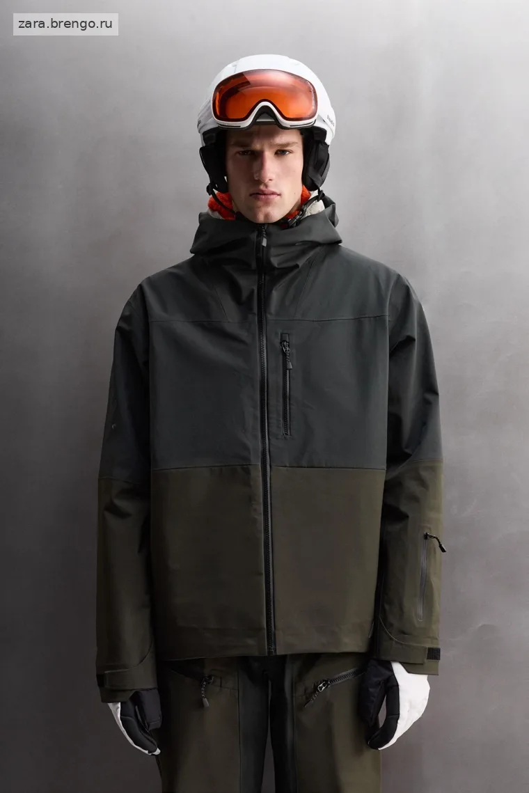Техническая куртка для активного отдыха в ярко-зеленом цвете Zara «Athleticz»