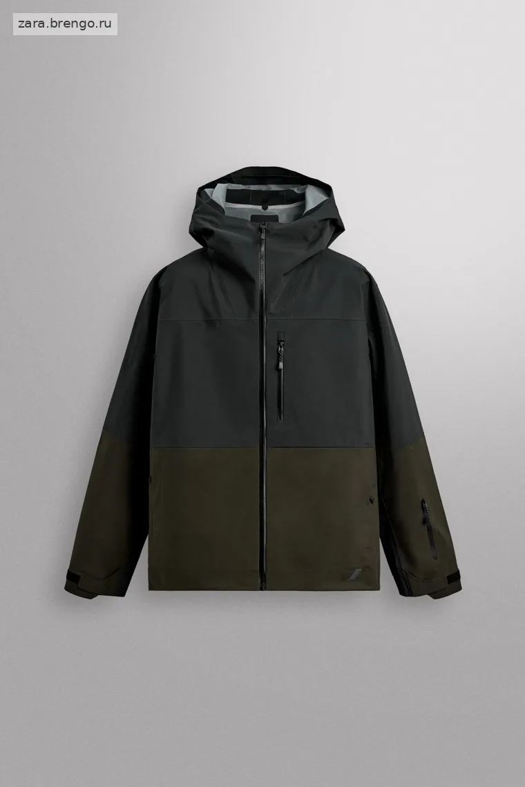 Техническая куртка для активного отдыха в ярко-зеленом цвете Zara «Athleticz»