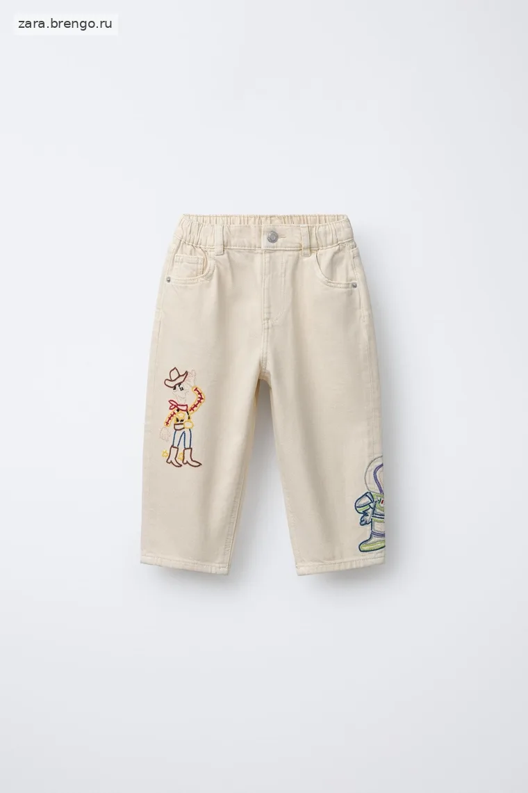 Широкие брюки из твила с вышивкой toy story ©disney pixar