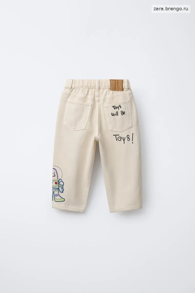 Широкие брюки из твила с вышивкой toy story ©disney pixar