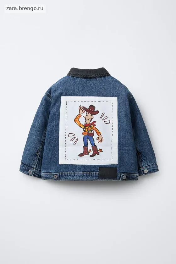 ДЖИНСОВАЯ КУРТКА-РУБАШКА С УТЕПЛИТЕЛЕМ WOODY TOY STORY © DISNEY PIXAR