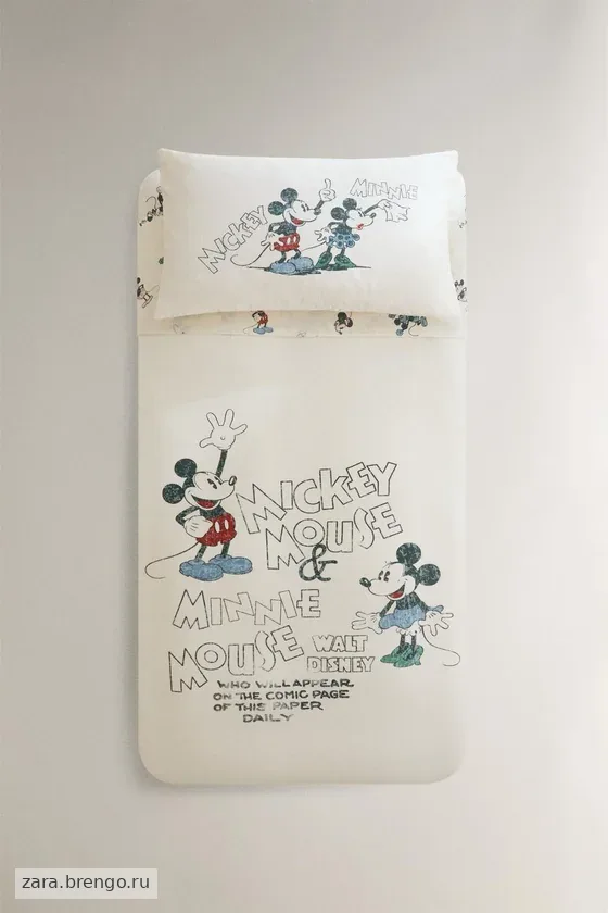 Детское постельное белье mickey & minnie ©disney из хлопка 200tc