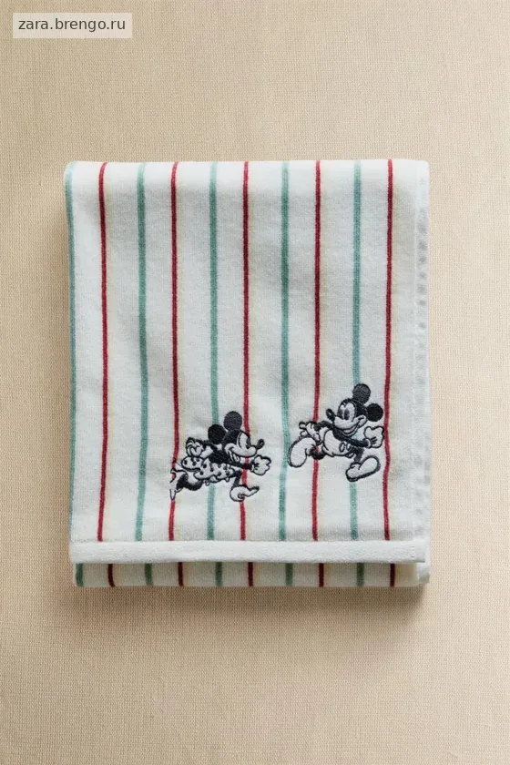 Детский банный халат mickey & minnie ©disney из велюра