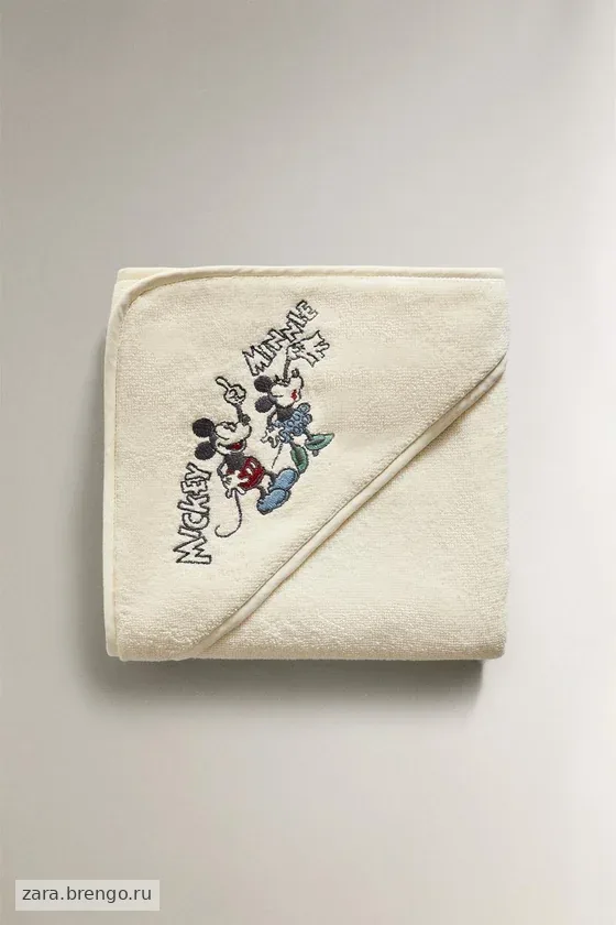 Полотенце с капюшоном mickey & minnie ©disney