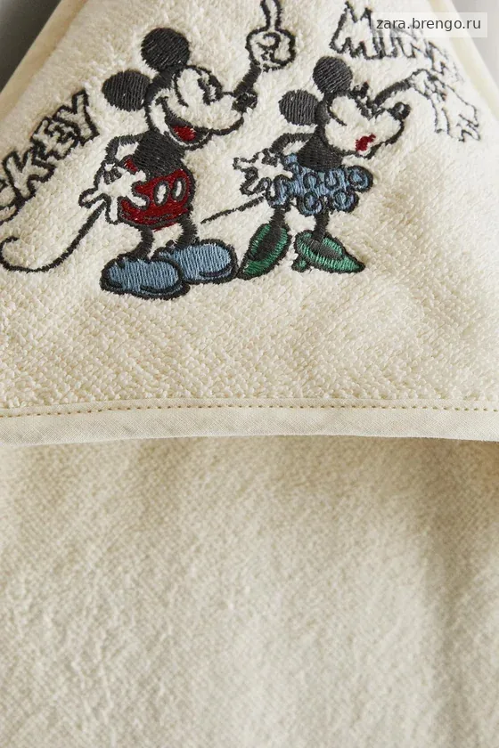 Полотенце с капюшоном mickey & minnie ©disney