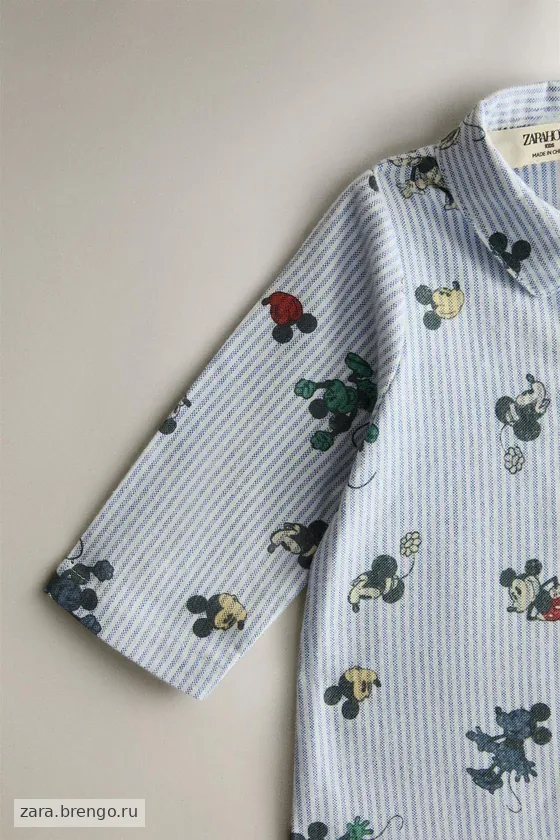 Ромпер для младенцев mickey & minnie ©disney из фланели