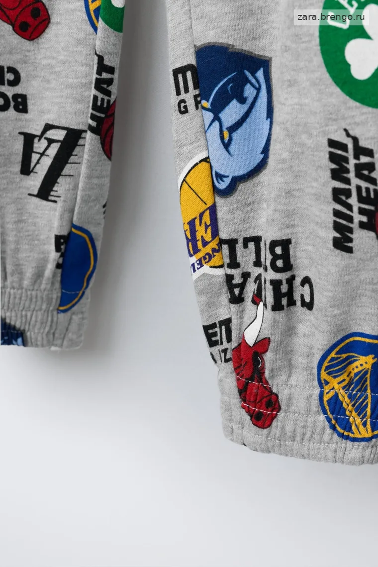 Пижама nba с мультяшными командами для возраста 6-14 лет