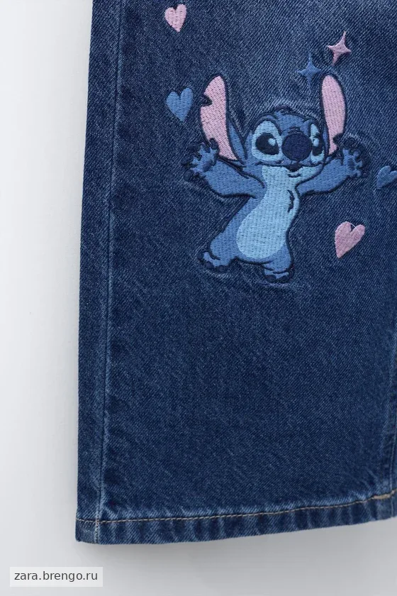 ДЖИНСЫ  С ВЫШИВКОЙ Лило и Стич © Disney
