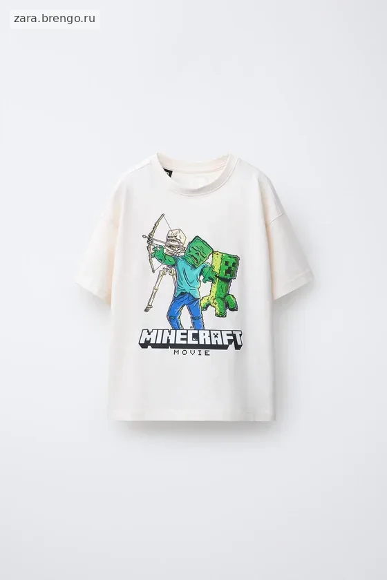 ФУТБОЛКА С ПРИНТОМ MINECRAFT © MOJANG AB. ™