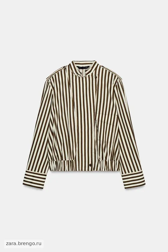 РУБАШКА В ПОЛОСКУ коллекция Zara «ZW»