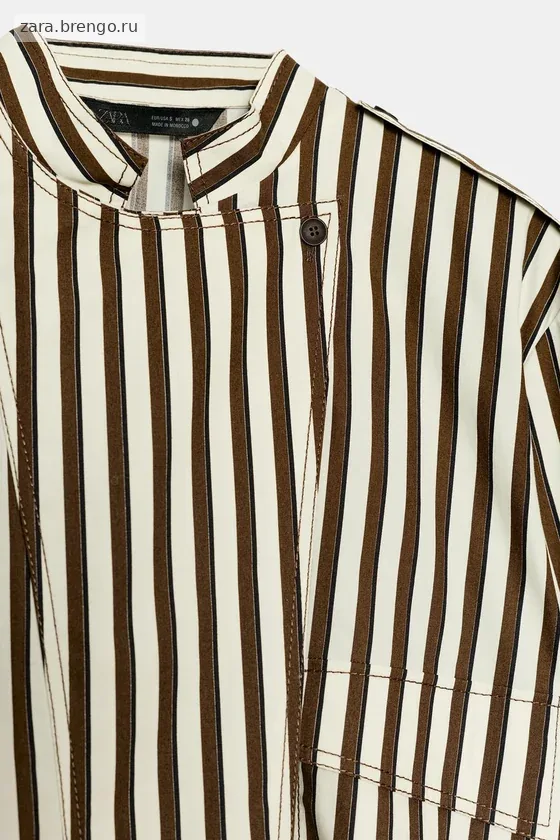 РУБАШКА В ПОЛОСКУ коллекция Zara «ZW»