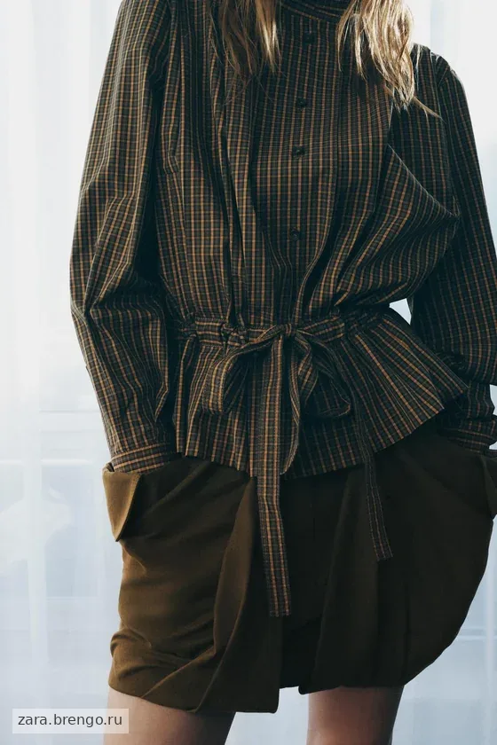 КОРОТКАЯ ЮБКА КАРГО — коллекция Zara «ZW»