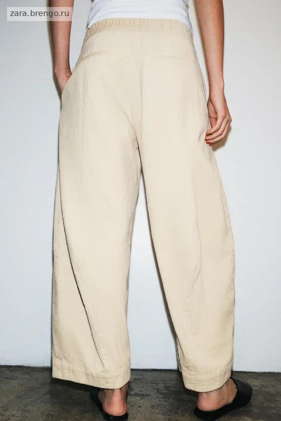 ВЕЛЬВЕТОВЫЕ БРЮКИ  FIT — коллекция Zara «ZW»