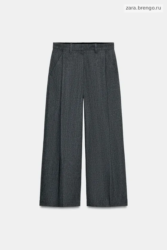БРЮКИ  С ЗАЩИПАМИ — коллекция Zara «ZW»