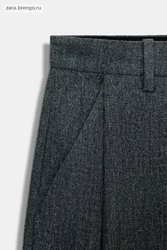 БРЮКИ  С ЗАЩИПАМИ — коллекция Zara «ZW»