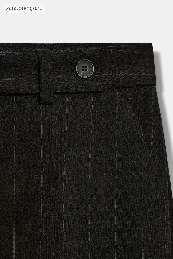 БРЮКИ В ТОНКУЮ ПОЛОСКУ — коллекция Zara «ZW»