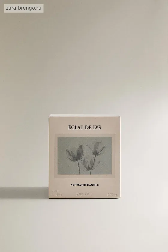 (180 г) ароматическая свеча éclat de lys