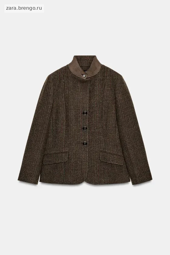 ПРИТАЛЕННЫЙ БЛЕЙЗЕР ИЗ ШЕРСТИ — коллекция Zara «ZW»