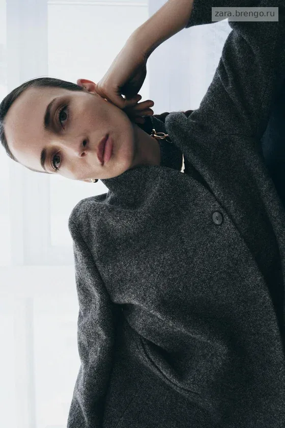 БЛЕЙЗЕР ИЗ ШЕРСТИ С ПУГОВИЦЕЙ — коллекция Zara «ZW» 