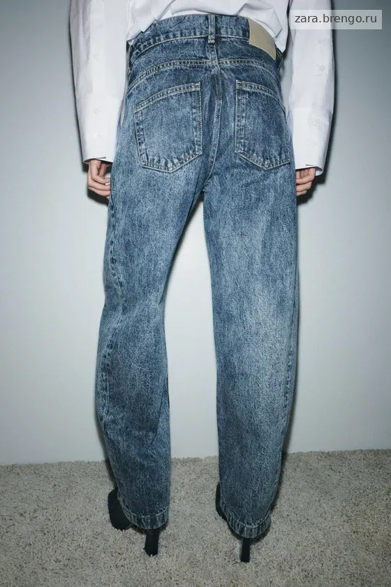 ДЖИНСЫ баллон С ВЫСОКОЙ ПОСАДКОЙ — коллекция Zara «ZW»