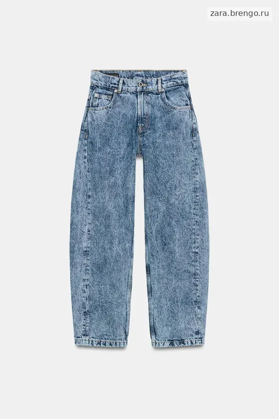 ДЖИНСЫ баллон С ВЫСОКОЙ ПОСАДКОЙ — коллекция Zara «ZW»