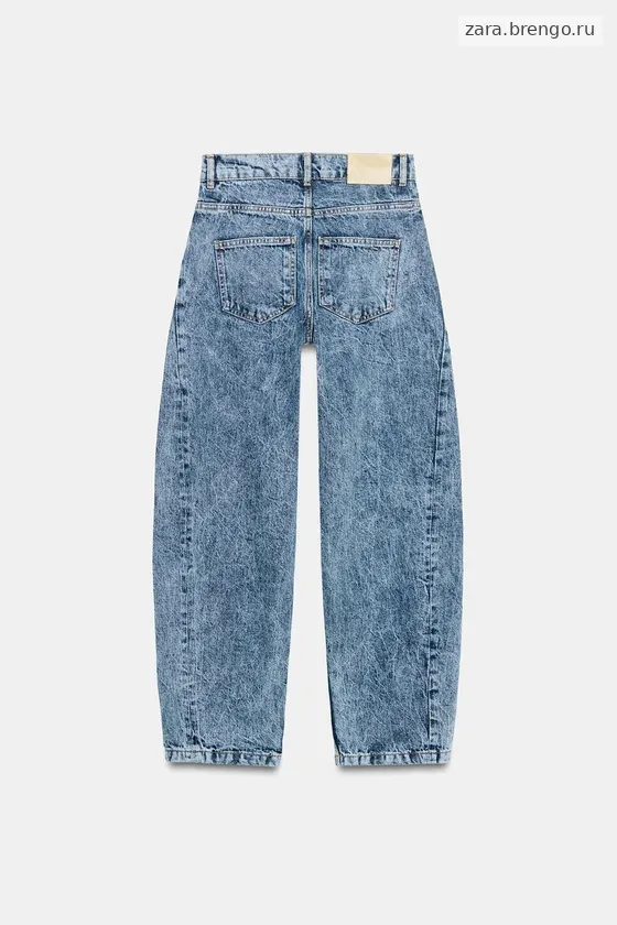ДЖИНСЫ баллон С ВЫСОКОЙ ПОСАДКОЙ — коллекция Zara «ZW»
