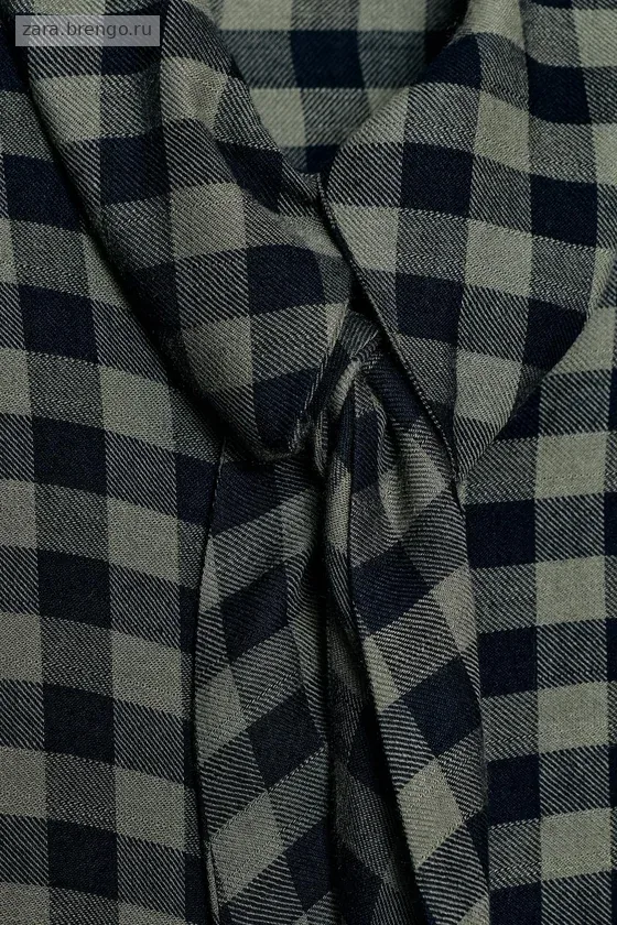 РУБАШКА С КЛЕТЧАТЫМ ПЛАТКОМ — коллекция Zara «ZW»