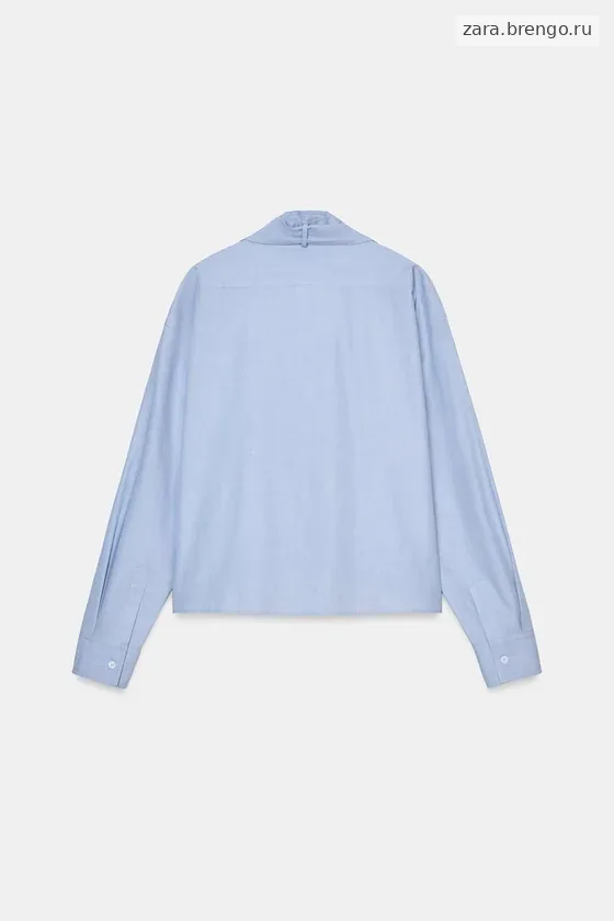 РУБАШКА С БАНТОМ коллекция Zara «ZW»