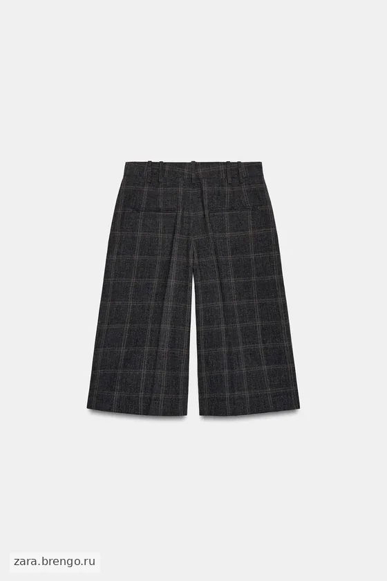 ШОРТЫ В КЛЕТКУ — коллекция Zara «ZW»