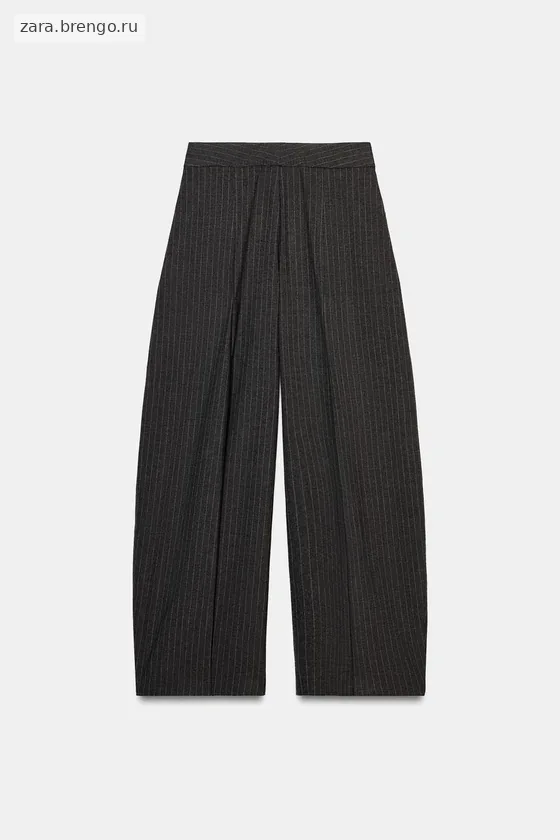 БРЮКИ  С ЗАЩИПАМИ — коллекция Zara «ZW»