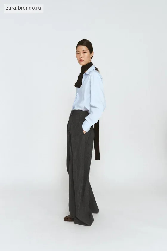 БРЮКИ  С ЗАЩИПАМИ — коллекция Zara «ZW»
