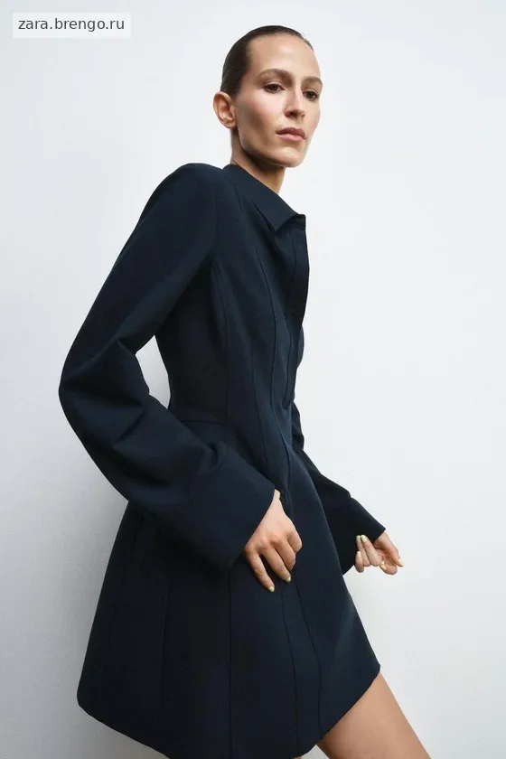 КОРОТКОЕ ПЛАТЬЕ-РУБАШКА — коллекция Zara «ZW»