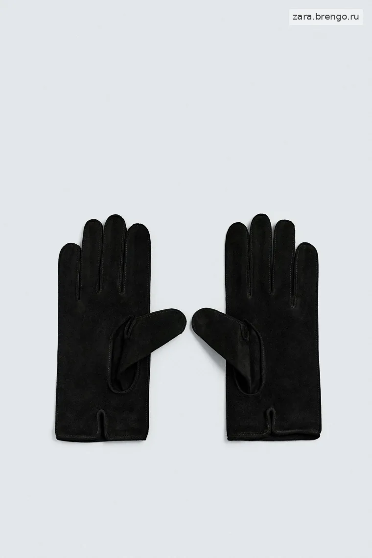 Перчатки из замши Zara 