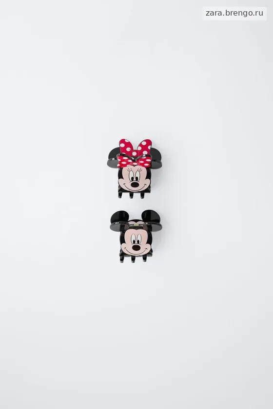 НАБОР ИЗ ДВУХ ЗАКОЛОК ДЛЯ ВОЛОС «МИККИ И МИННИ МАУС» ©DISNEY