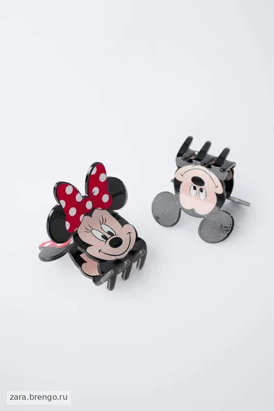 НАБОР ИЗ ДВУХ ЗАКОЛОК ДЛЯ ВОЛОС «МИККИ И МИННИ МАУС» ©DISNEY