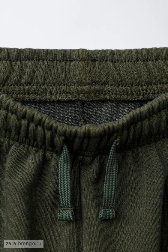 БРЮКИ-ДЖОГГЕРЫ ИЗ МЯГКОЙ ТКАНИ GARMENT DYE