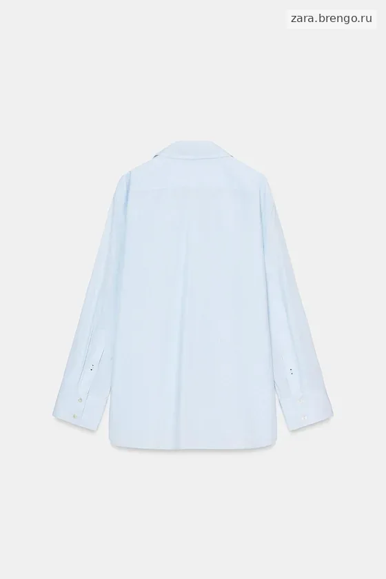 РУБАШКА ИЗ ПОПЛИНА коллекция Zara «ZW»