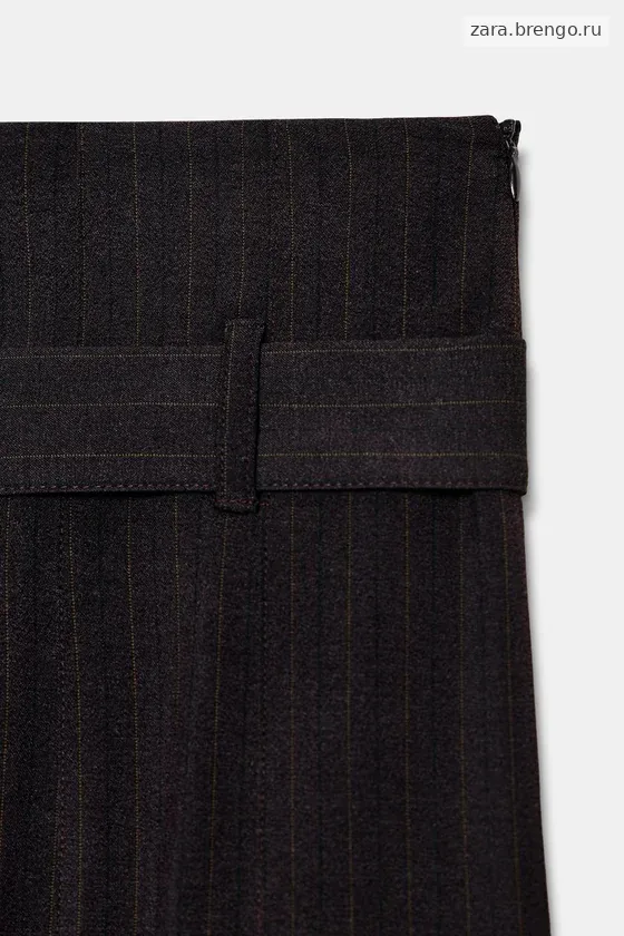 ЮБКА С РЕМНЕМ И КОНТРАСТНЫМИ ДЕТАЛЯМИ — коллекция Zara «ZW»