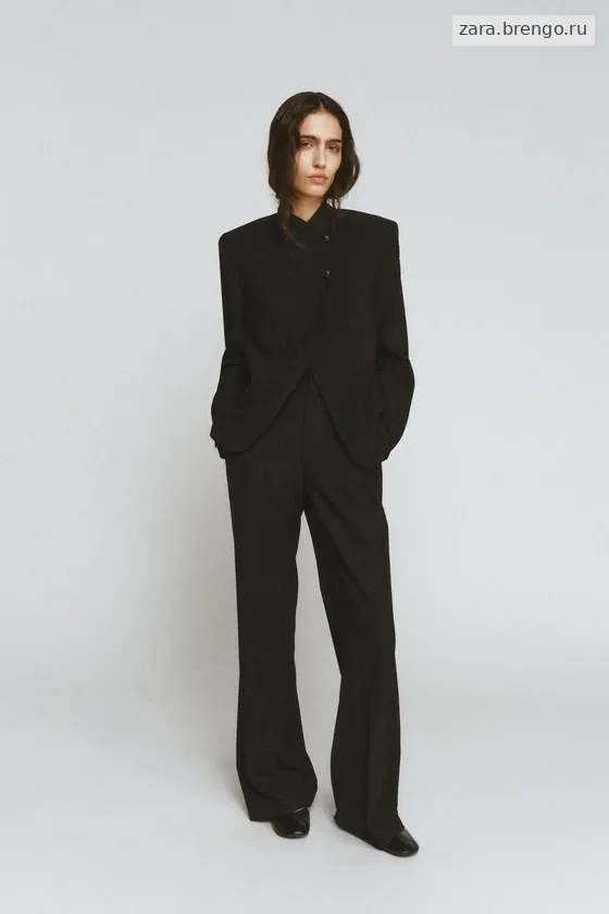 БРЮКИ  С ВЫСОКОЙ ПОСАДКОЙ — коллекция Zara «ZW»