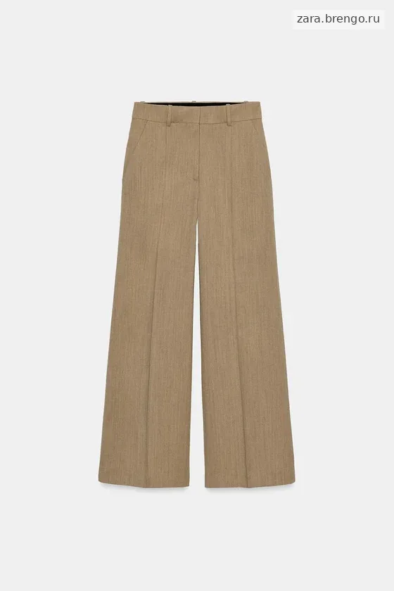 БРЮКИ ИЗ ШЕРСТИ СО СТРЕЛКАМИ — коллекция Zara «ZW»