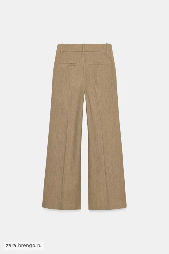 БРЮКИ ИЗ ШЕРСТИ СО СТРЕЛКАМИ — коллекция Zara «ZW»