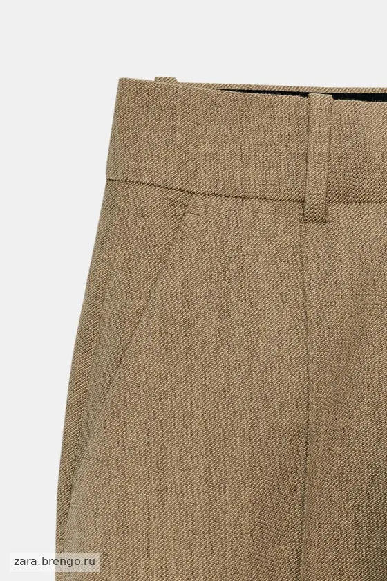 БРЮКИ ИЗ ШЕРСТИ СО СТРЕЛКАМИ — коллекция Zara «ZW»