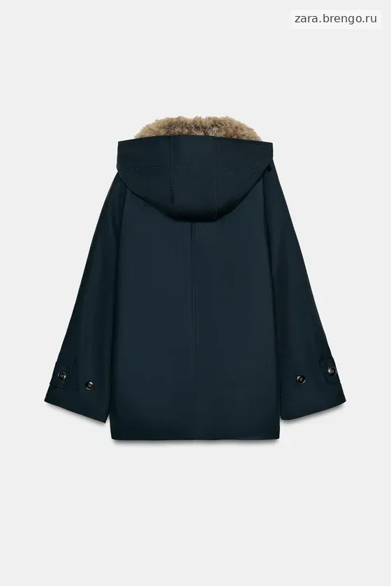 ТРЕНЧ С МЕХОВЫМ ВОРОТНИКОМ — коллекция Zara «ZW»