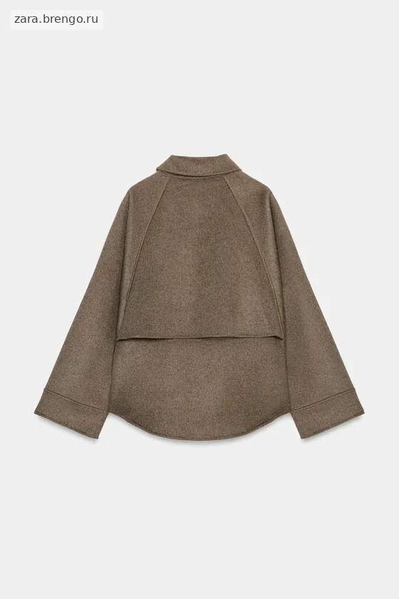КУРТКА С ШЕРСТЬЮ И МОЛНИЕЙ — коллекция Zara «ZW»