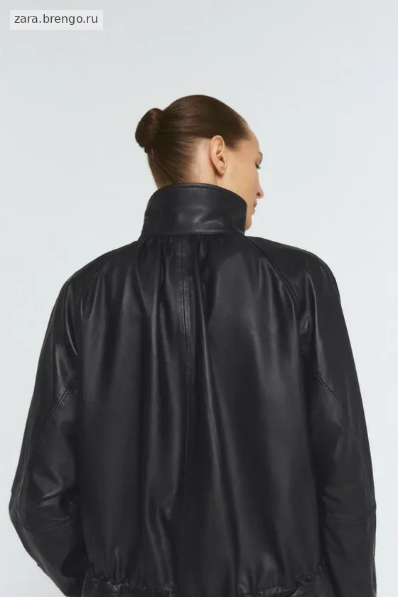 КУРТКА ИЗ 100% КОЖИ — коллекция Zara «ZW» 
